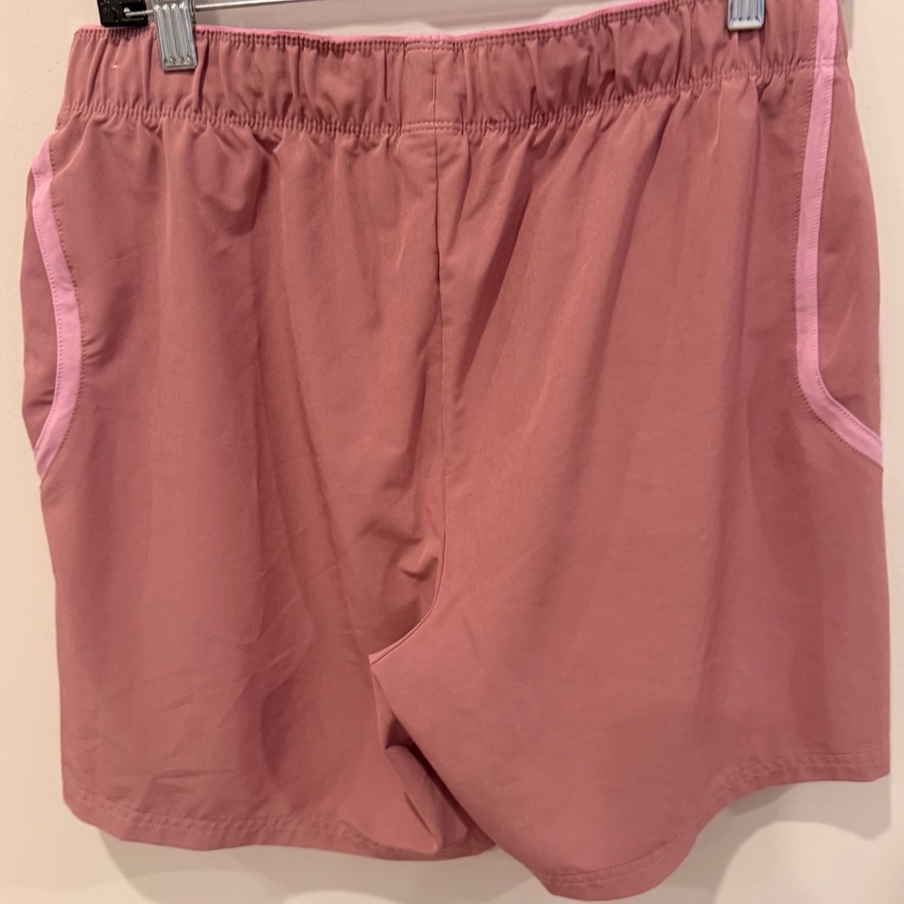Nike Mens Dri-FIT Mauve Pink Athletic Running Shorts Large 5 Inch Inseam - Picture 3 of 7